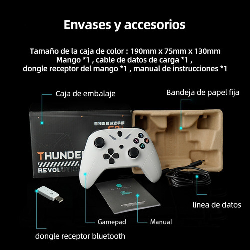 G25 Gamepad Bluetooth Control Inalámbrico Para Pc Android
