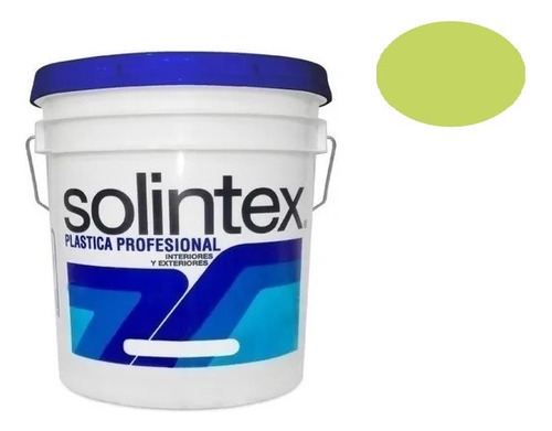 Pintura Caucho Plast Prof Pistacho 139 Cuñete 4gal Solintex