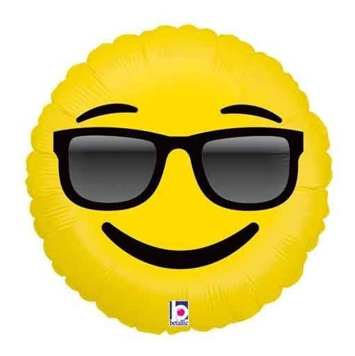 18  Globo De La Hoja Emoji Gafas De Sol.