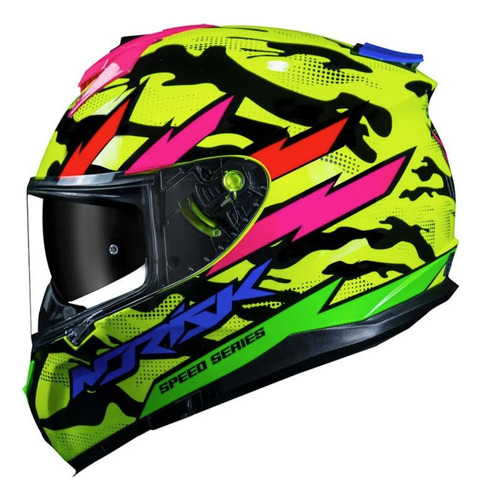 Capacete Norisk Strada Commando Amarelo