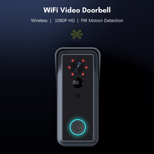Timbre Hd Cover Video Tuya Support Camera Doorbell