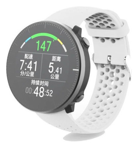 Correa De Reloj De Silicona For Polar Vantage M Smart Watch