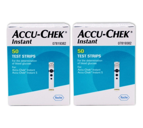 Imagen 2 de 4 de 100 Tiras Reactivas Accu Chek Instant // Cintas