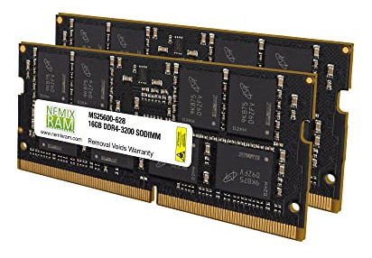 Kit De Memoria Sodimm Para Portátil Ddr4-3200 Pc4-25600 De 3