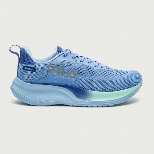 Tênis Fila Speed Lite Feminino Original Corrida Confortável Azul Celeste Logomarca 34