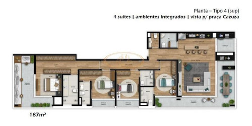Apartamento Com 4 Dormitório(s) Localizado(a) No Bairro Vila Madalena Em São Paulo / São Paulo - 7060:912688
