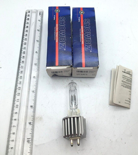 Ge Lot Of 2 Showbiz Quartzline Halogen Lamp 575w 115v T6 Aac