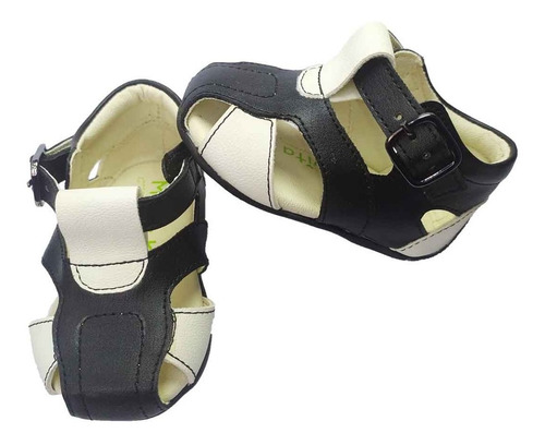 Zapato Sandalia Para Bebé - Precaminante - Cuero Trujillano