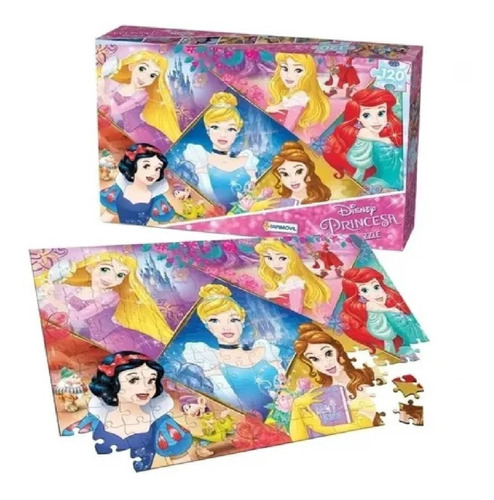 Rompecabezas Puzzle 120 Piezas Disney Princesas Tapimovil