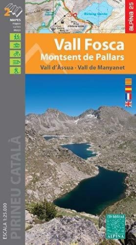 Vall Fosca-montsent De Pallars 1: 25.000: Montsant De Pallar