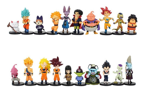 Set De 20 Figuras Coleccionables De Dragón Ball Z 2030-30