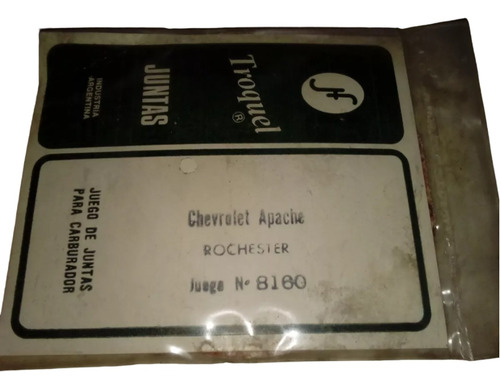 Juego Juntas Carburador Chevrolet Apache Rochester 