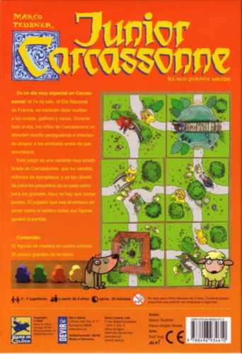 Carcassonne Junior Jogo De Tabuleiro Devir