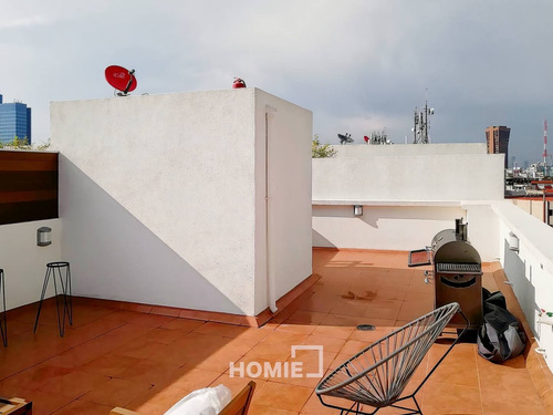 Imagen 2 de 12 de Hermoso Ph Con Roof Garden En Del Valle Centro, 66828