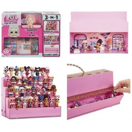 Boneca Lol Surprise Pop up Store 3 Em 1