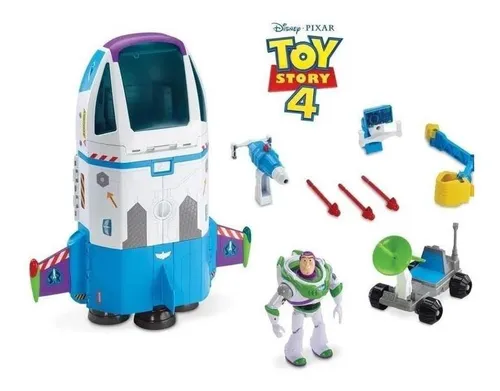 Nave Espacial Con Sonidos 4 En 1. Toy Story Buzz Lightyear