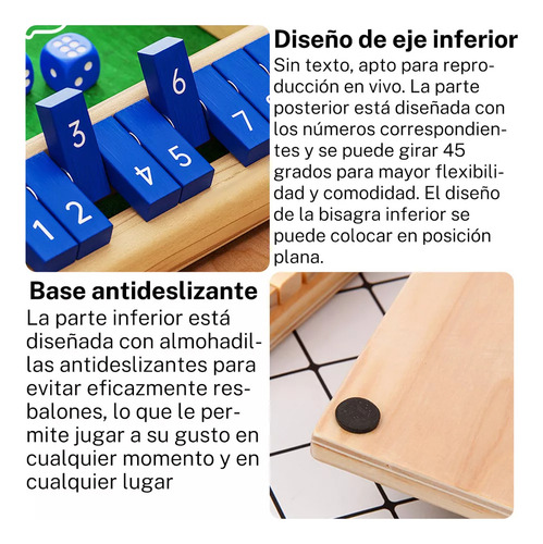 De Mesa La Juguetes Cierra 8 Con Educativos Dados Caja