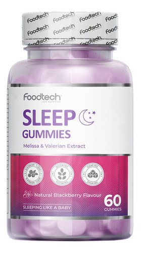 Sleep Gummies 60 Gummies - Foodtech Sabor N/a