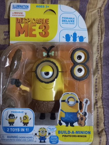 Muñeco Minion Cavernicola . Con Accesorios.sonido (Usado)
