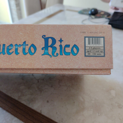 Jogo De Tabuleiro Porto Rico (versão Em Inglês)