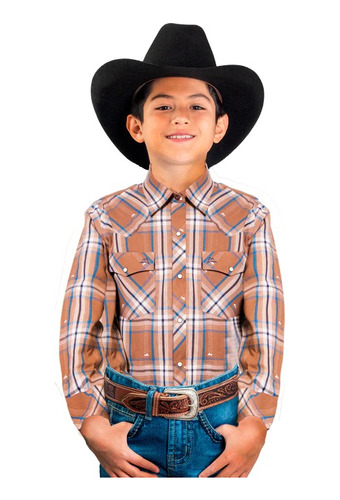 Camisa Vaquera Denver Cuadros Niño