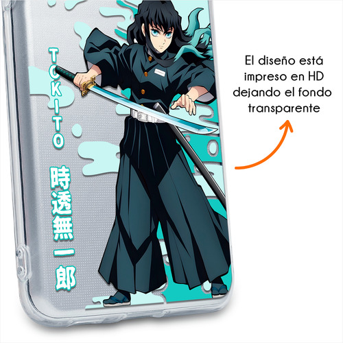 Funda Para Xiaomi Demon Slayer Tokito Niebla Case Anticaídas Demon Slayer Tokito Niebla Poco F5 Pro