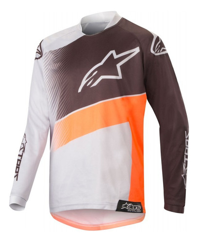 Jersey Original Alpainestars Racer Supermatic Gris