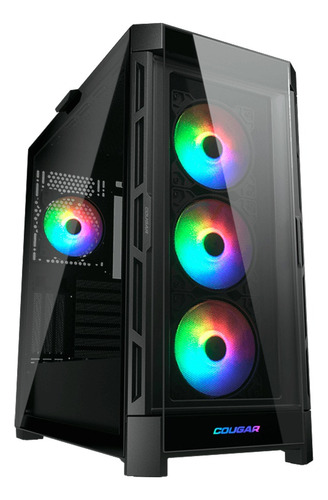 Gabinete Gamer Cougar Duoface Pro Rgb Black