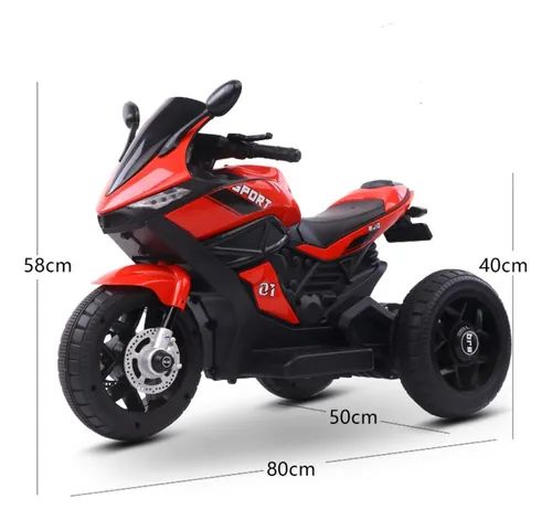 Moto Eléctrica Tres Ruedas Niño