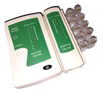 Comprar Probador De Red Utp Tester Rj45 Rj11 Rj9 + 20 Conectors Rj45