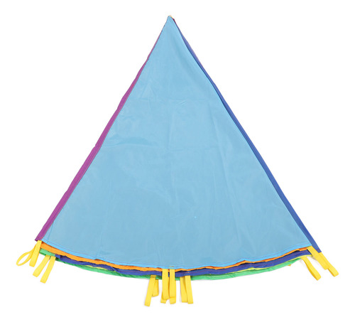 Los Niños Juegan A Parachute Rainbow, Ejercicio Físico Senso