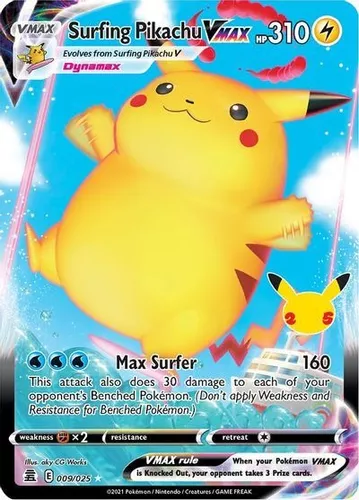 Carta Pokemon Pikachu V Português Card Original Copag