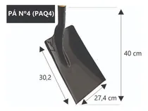 Comprar Pá Quadrado P\u002Fpedreiro Obra Jardinagem Reforçada Cabo Reto