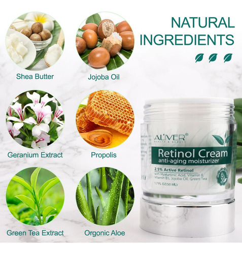 Crema Antiarrugas Hidratante Retinol Y Ácido Hialurónico