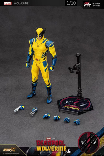 Modelo De Figura Articulada Original De Zd X-men Wolverine
