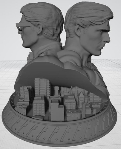 Archivo Stl Impresión 3d - Superman Clark Ken Metropolis Bus