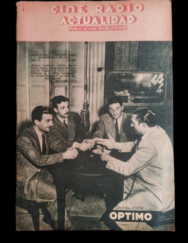Revista Cine Radio Actualidad 1945póster De Peñarol Campeón