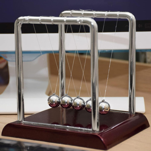 Pendulo De Equilibrio Cuna Newton Perpetuo Arte Cinético