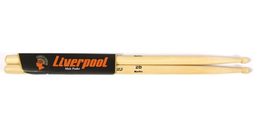 Imagem 3 de 6 de Baquetas 2b Em Marfim Liverpool Classic Pacote Com 10 Pares