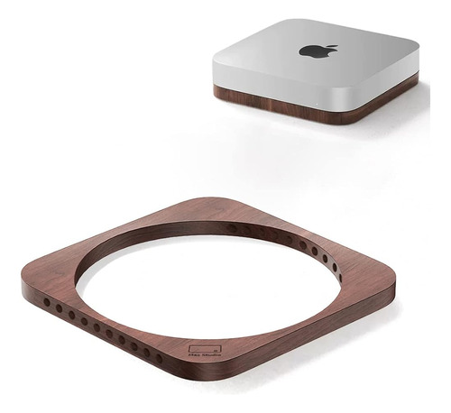 Soporte De Madera Hazevaiy Para Mac Mini Y Mac Studio,acceso