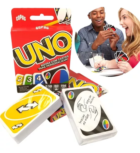 Jogo Uno Original Com Cartas Para Personalizar