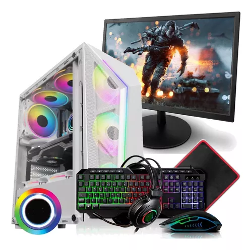 PC Gamer CS ULTRA RGB Completo Barato com Monitor, Teclado, Mouse