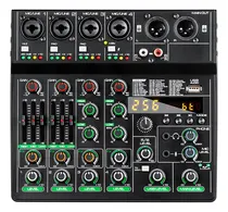 Comprar Profissional Mesas Som Mixer Bluetooth 6 Canais 256 Efeitos