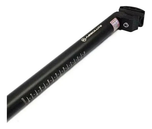 Canote De Selim Absolute 27.2 X 350 Alumínio Pto C/ Carrinho