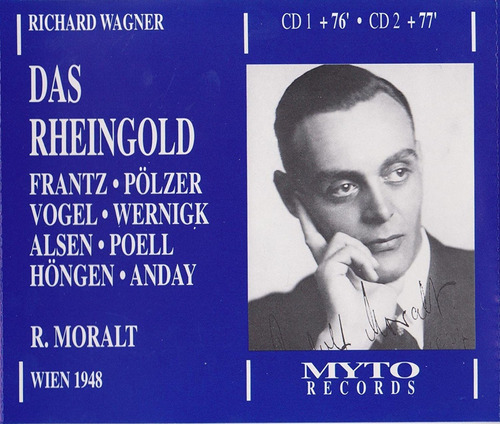 Wagner - El Oro Del Rin - Frantz Moralt - 2 Cds.