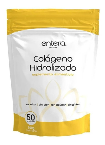 Colágeno Hidrolizado Entera Pharma 500g Colageno En Polvo