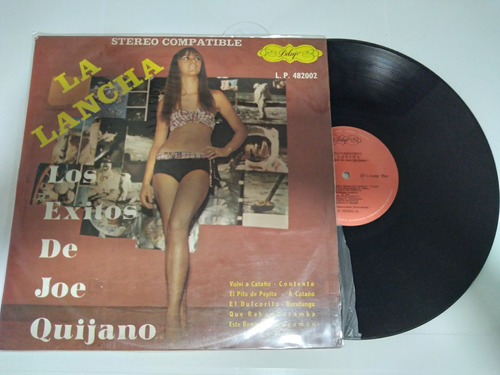 Los Éxitos De Joe Quijano La Lancha Lp 1982 Delujo Colombia