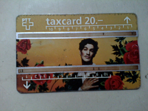 Tarjeta Telefonica Extranjera Banda Magnetica Tax Card Usada