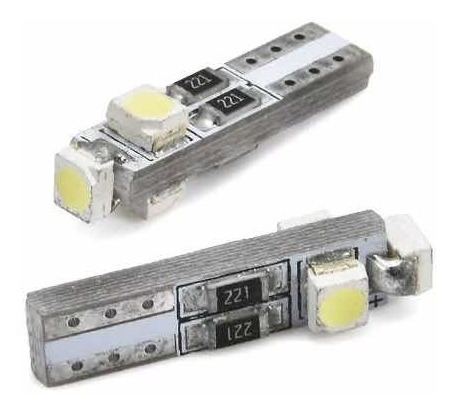 4x Focos T5 Mini Pellizco Para Tablero Con 3 Smd Led Blanco