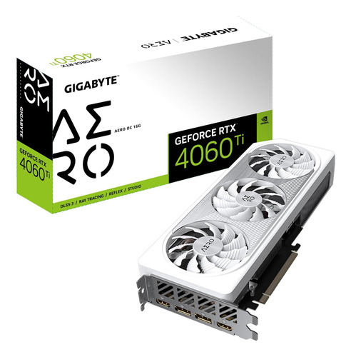 Geforce Rtx 4060 Ti Aero Oc 16g Graphics Card, 3x Windforce